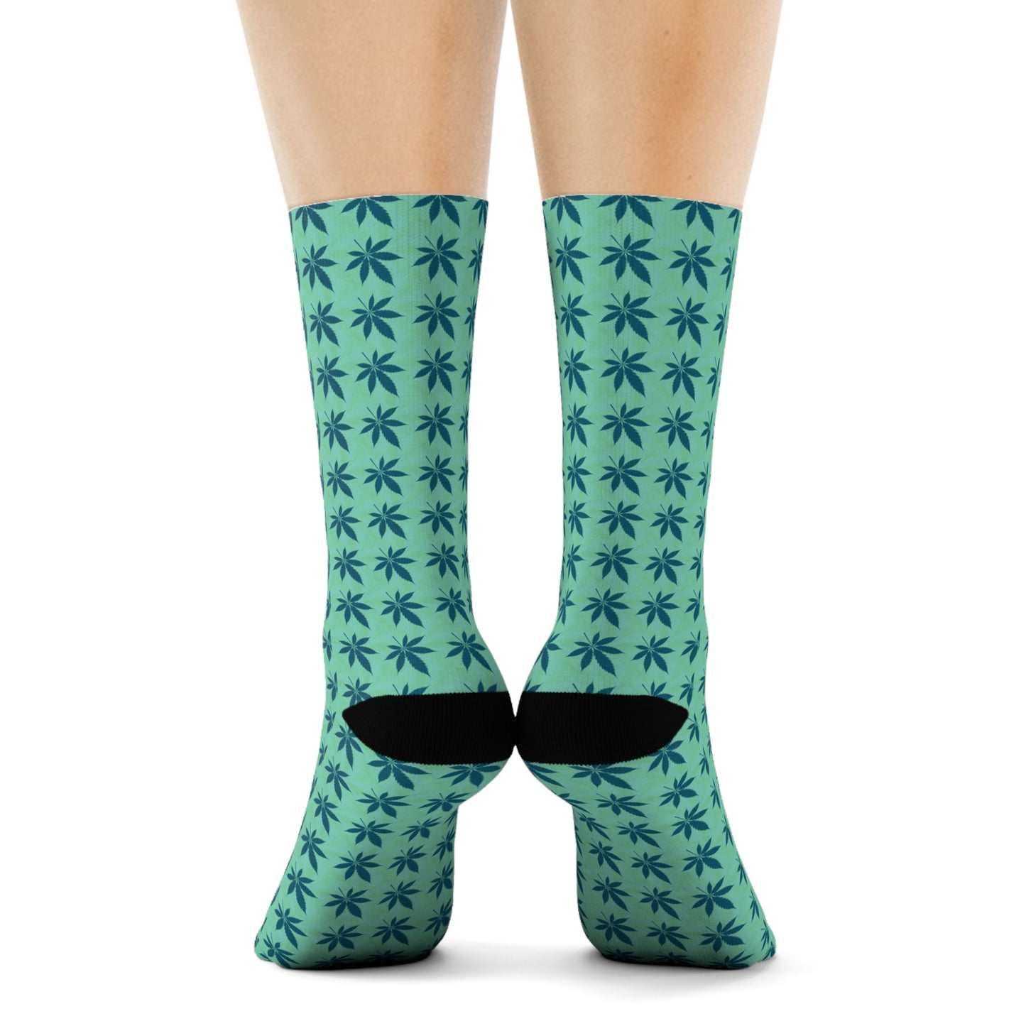 Green Crew Socks