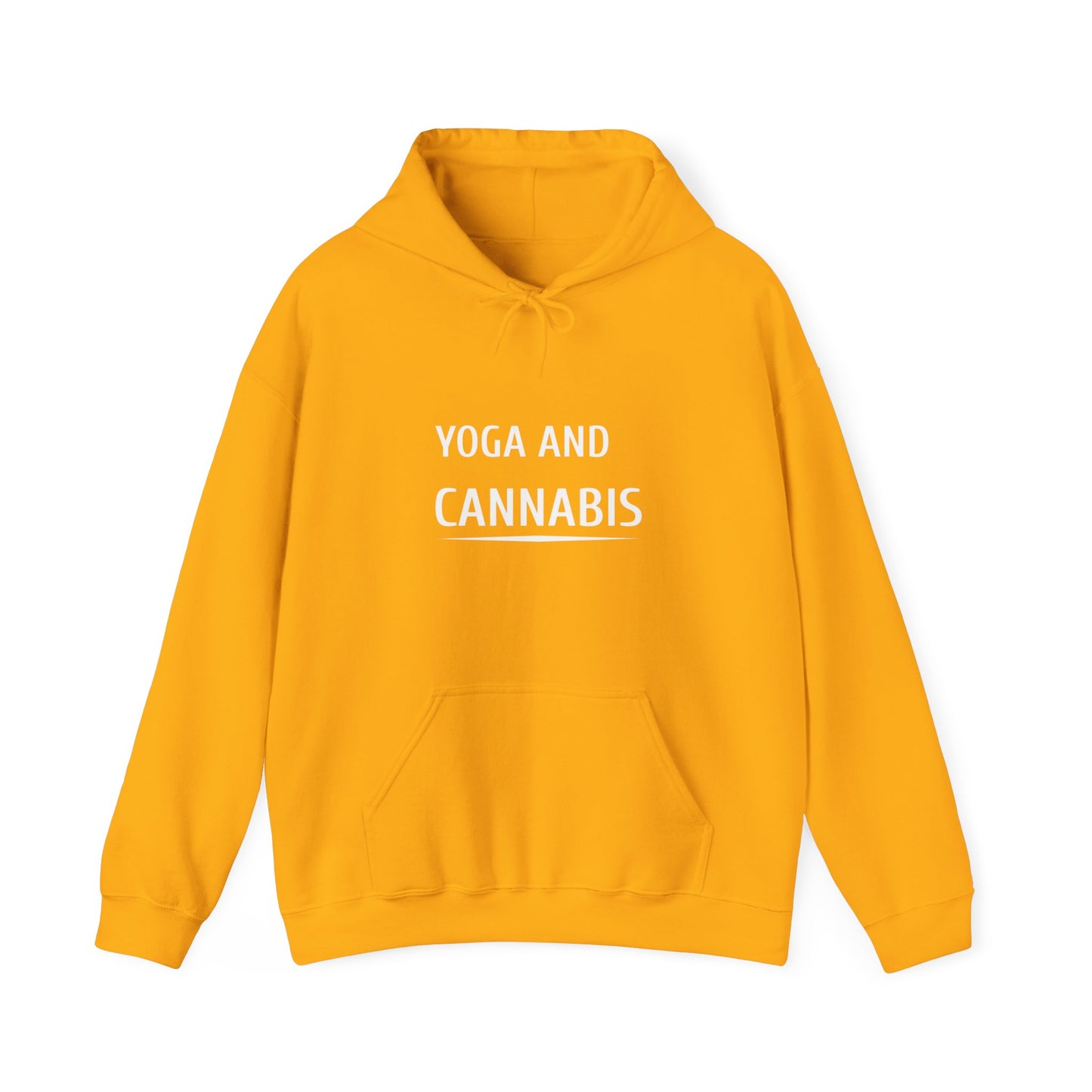 Yoga And Cannabis Unisex Hooded Sweatshirt