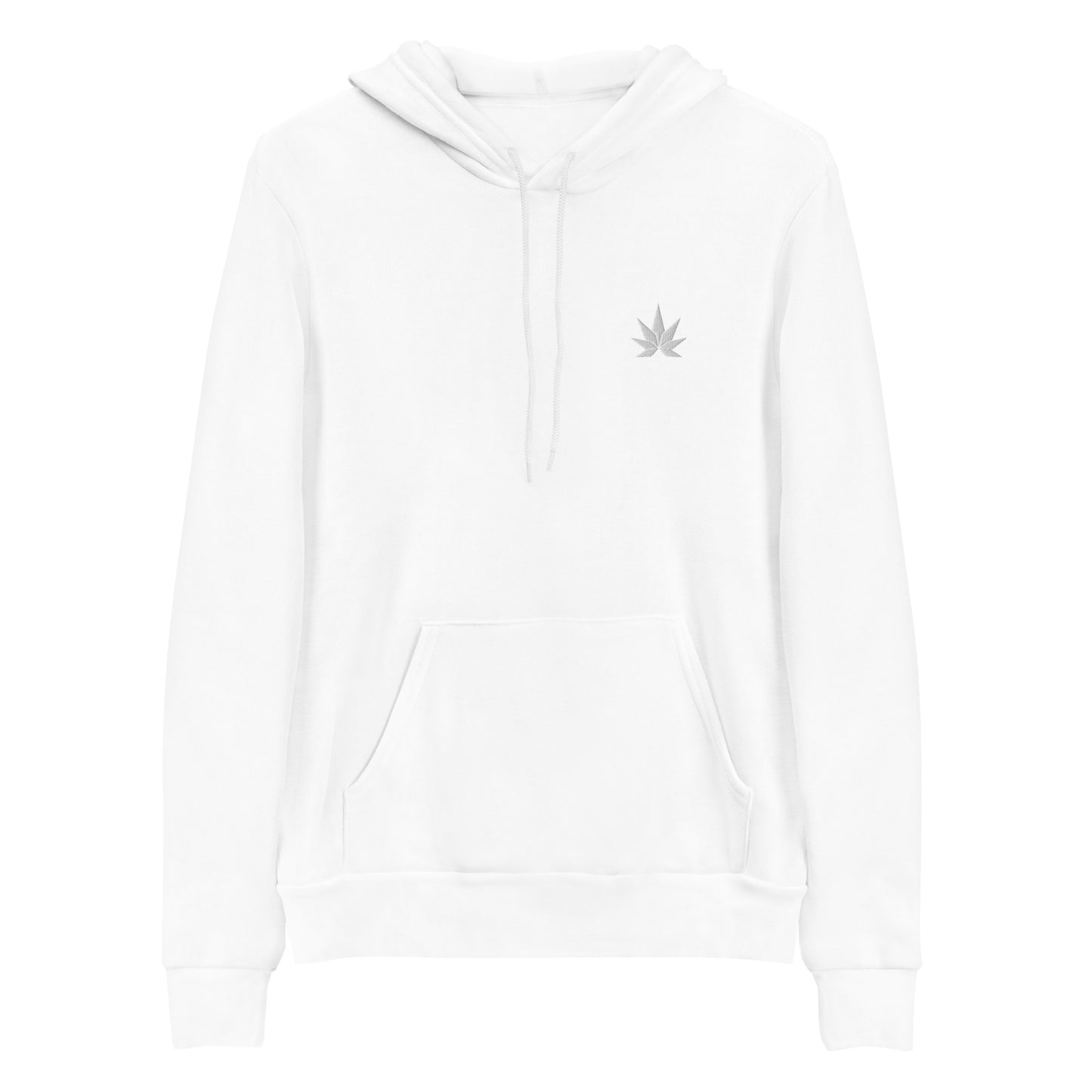White Leaf Unisex Kapuzenpullover