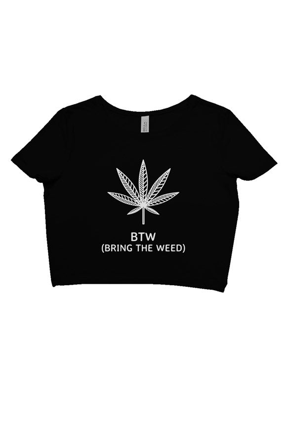 BTW Crop Tee - Cannafitshop
