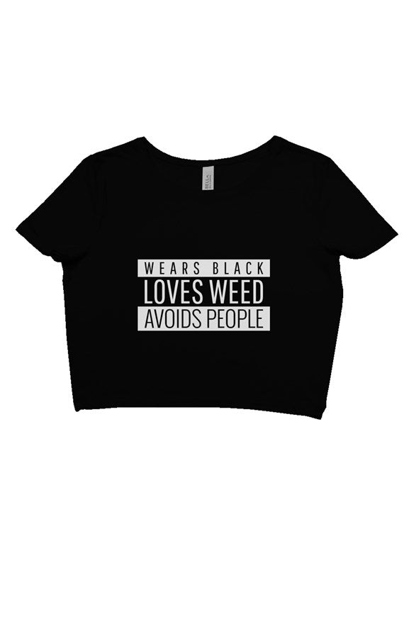 Loves Crop Tee - Cannafitshop