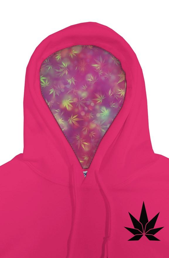 Pink Pullover Hoodie - Cannafitshop