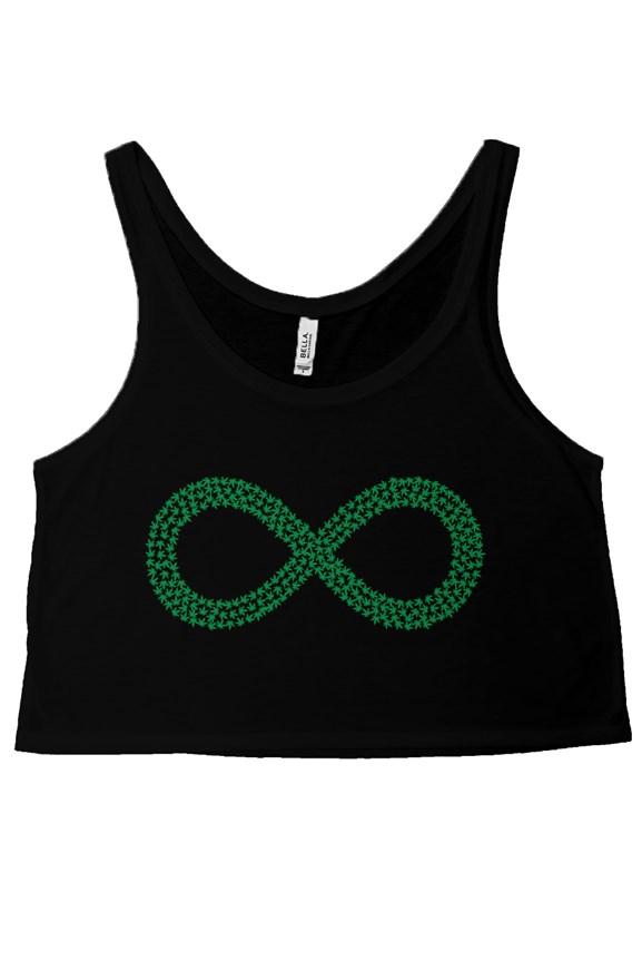 Black Infinity Tank Top - Cannafitshop