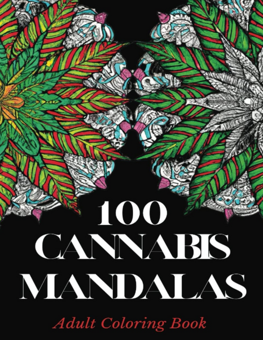 Cannabis Mandalas Coloring Books for Adults – A Creative Way to De-stress