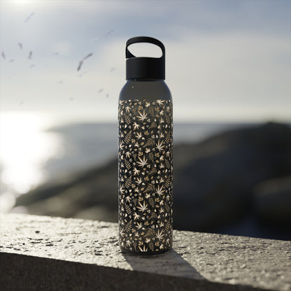 Cannabis Leaf Water Bottle