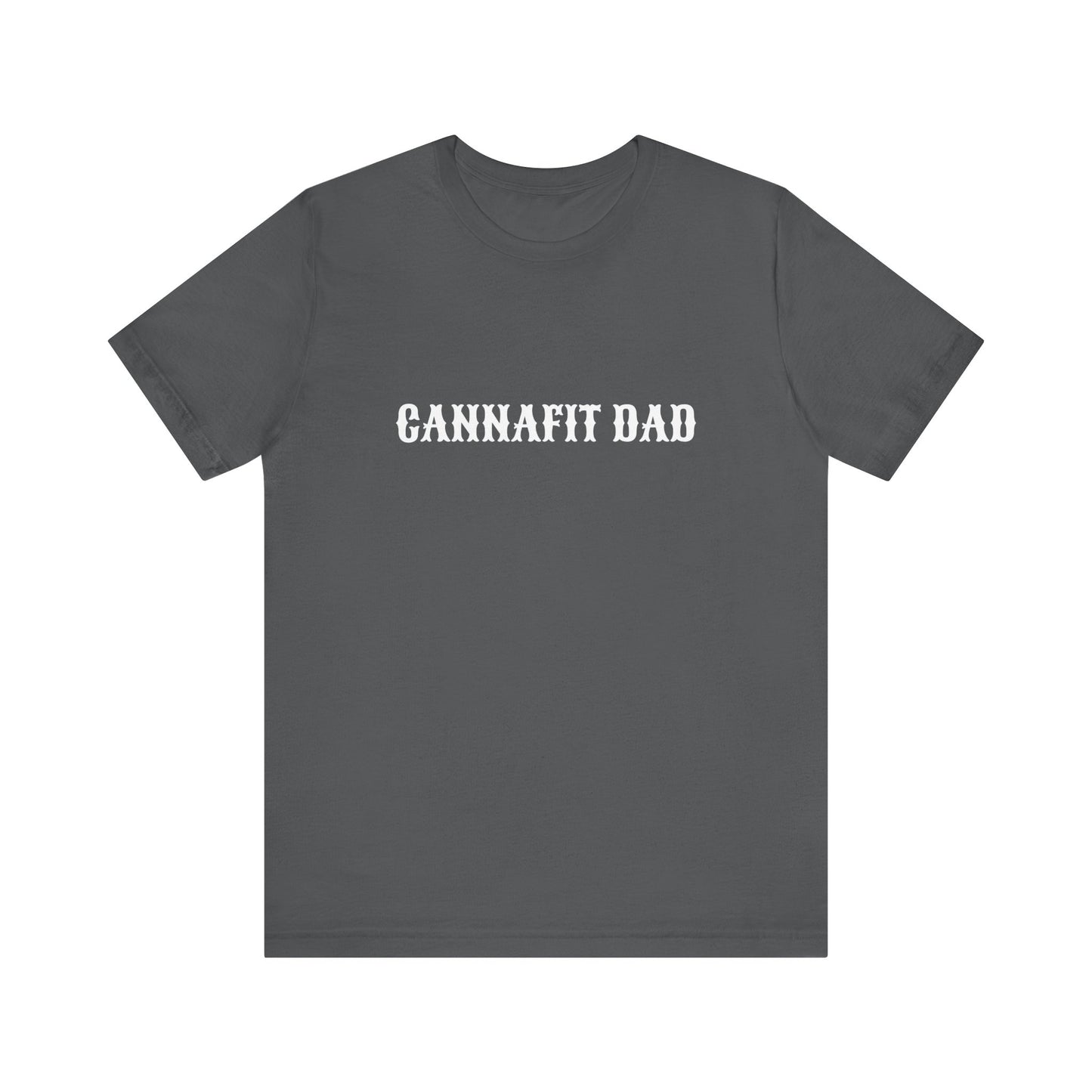 Cannafit Dad Unisex Jersey Kurzarm-T-Shirt 