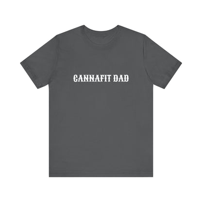 Cannafit Dad Unisex Jersey Kurzarm-T-Shirt 