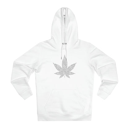 Black Weed Leaf Unisex Cruiser Hoodie