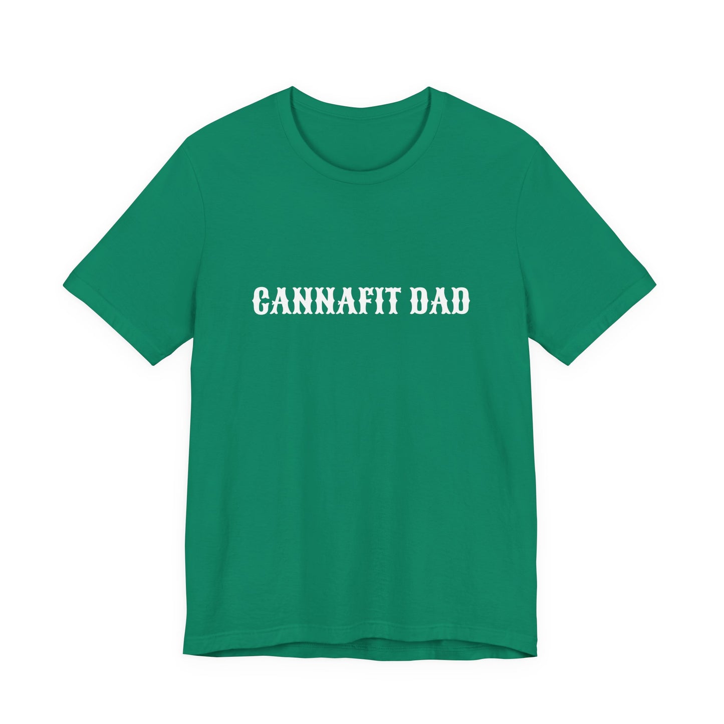 Cannafit Dad Unisex Jersey Kurzarm-T-Shirt 