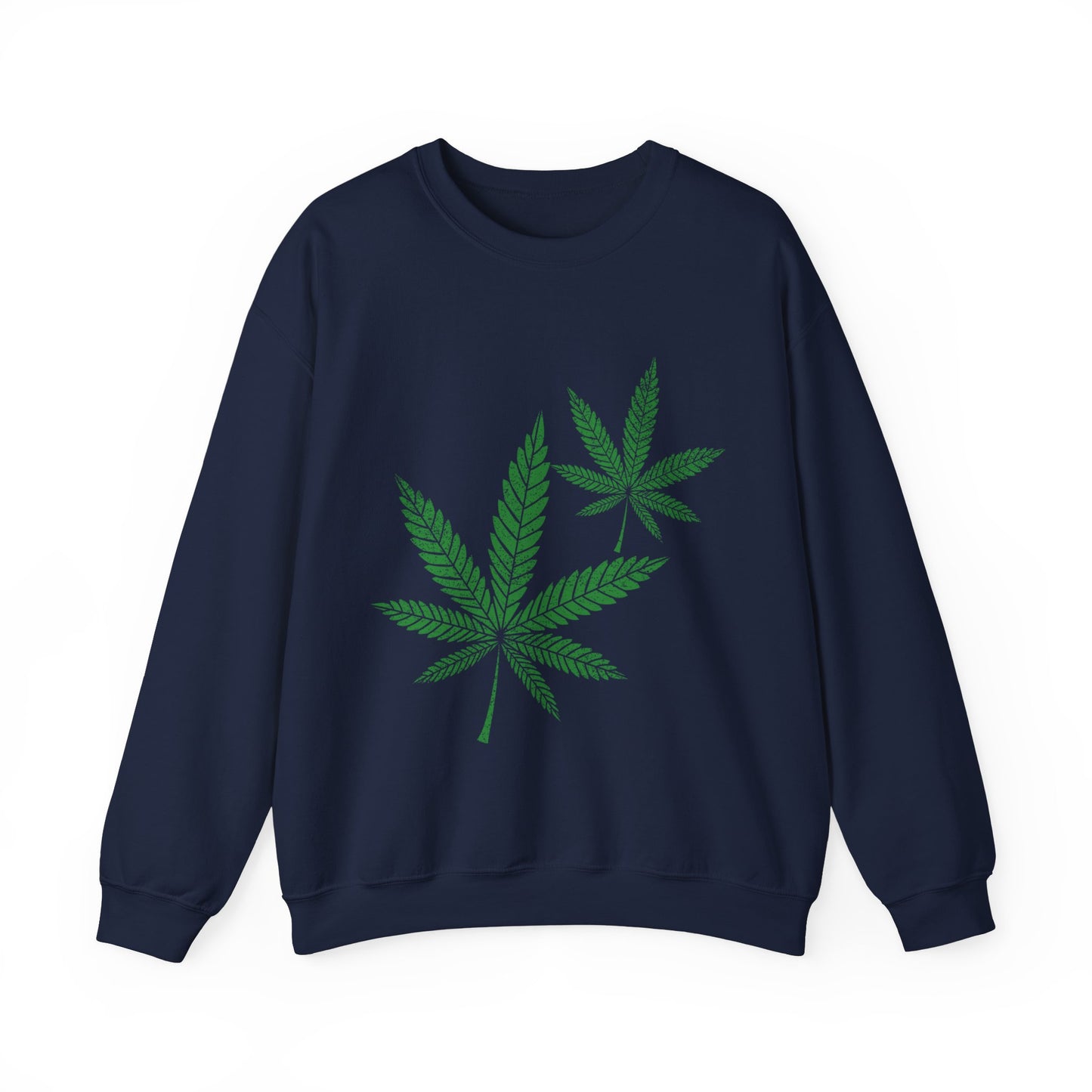 Hemp Leaf Unisex Heavy Blend™ Crewneck Sweatshirt
