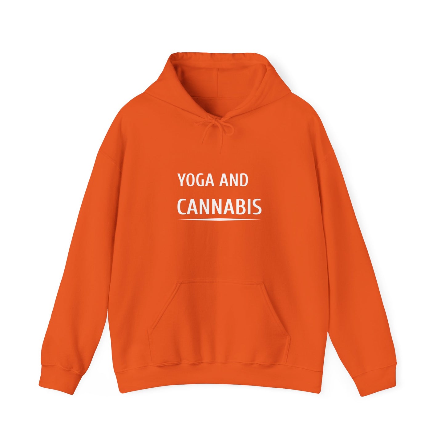 Yoga And Cannabis Unisex Hooded Sweatshirt