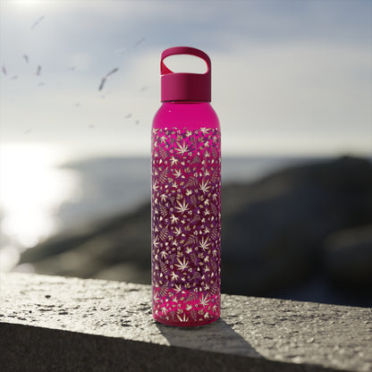 Cannabis Leaf Water Bottle