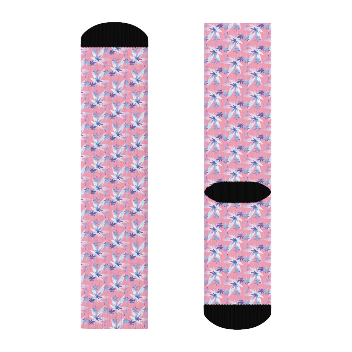 Pink Crew Socks