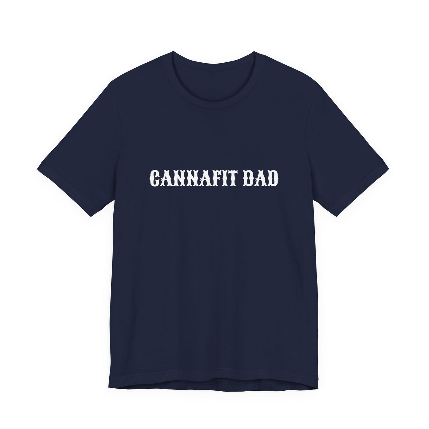 Cannafit Dad Unisex Jersey Kurzarm-T-Shirt 