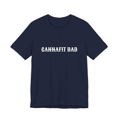Cannafit Dad Unisex Jersey Kurzarm-T-Shirt 