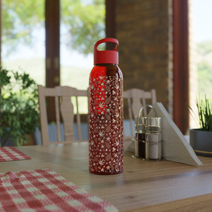 Cannabis Leaf Water Bottle