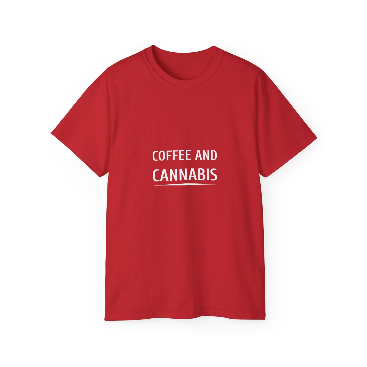 Coffee And Cannabis Unisex Ultra Cotton Tee