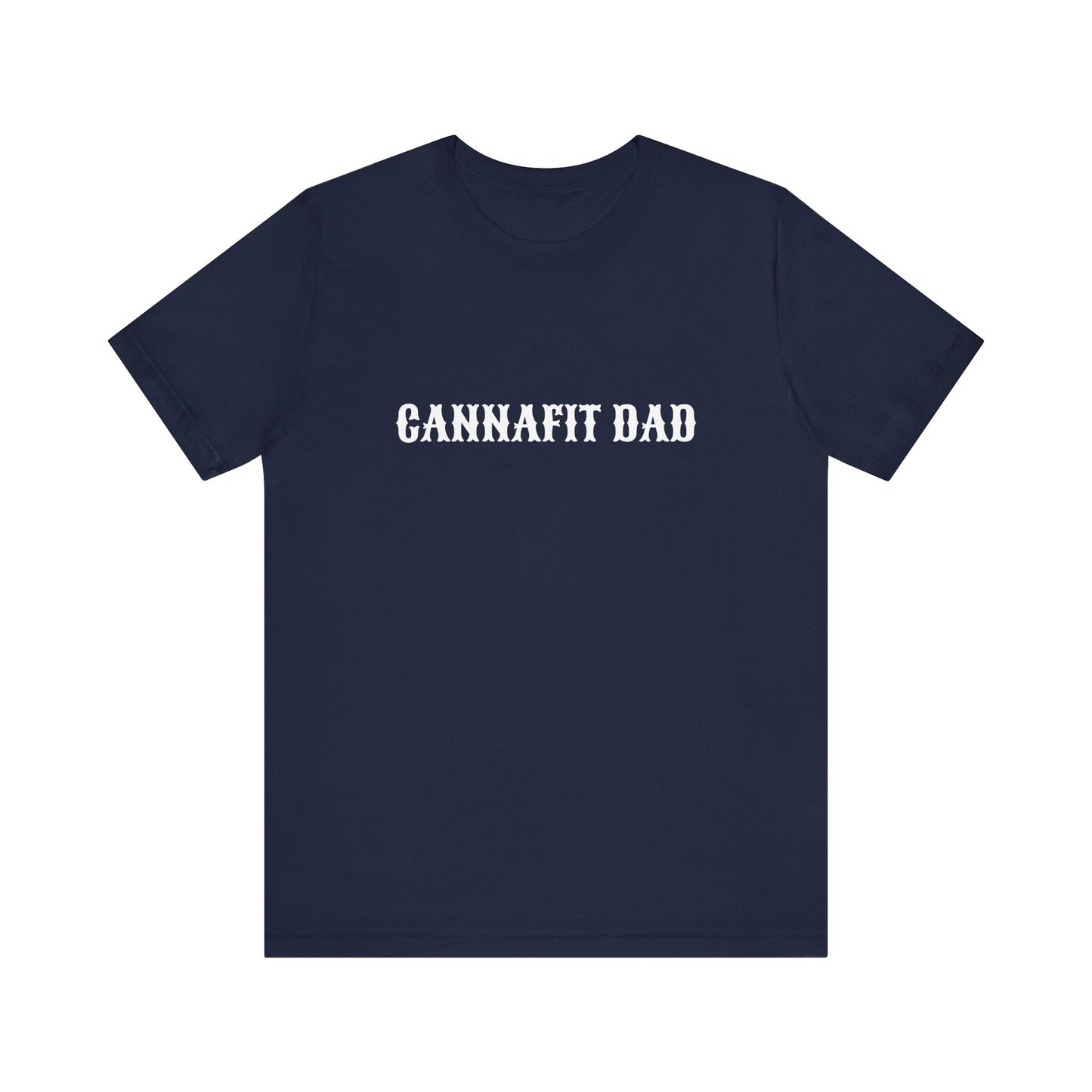 Cannafit Dad Unisex Jersey Kurzarm-T-Shirt 