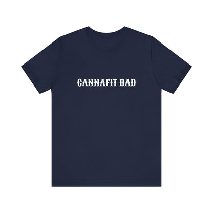 Cannafit Dad Unisex Jersey Kurzarm-T-Shirt 