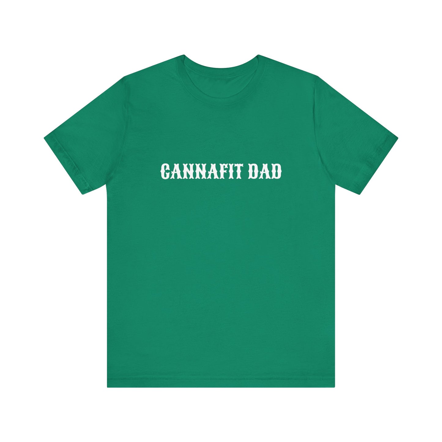 Cannafit Dad Unisex Jersey Kurzarm-T-Shirt 