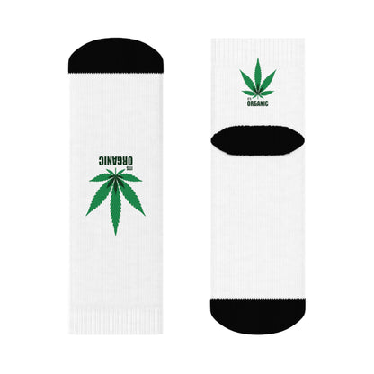 It's Organic Weed Crew Socks