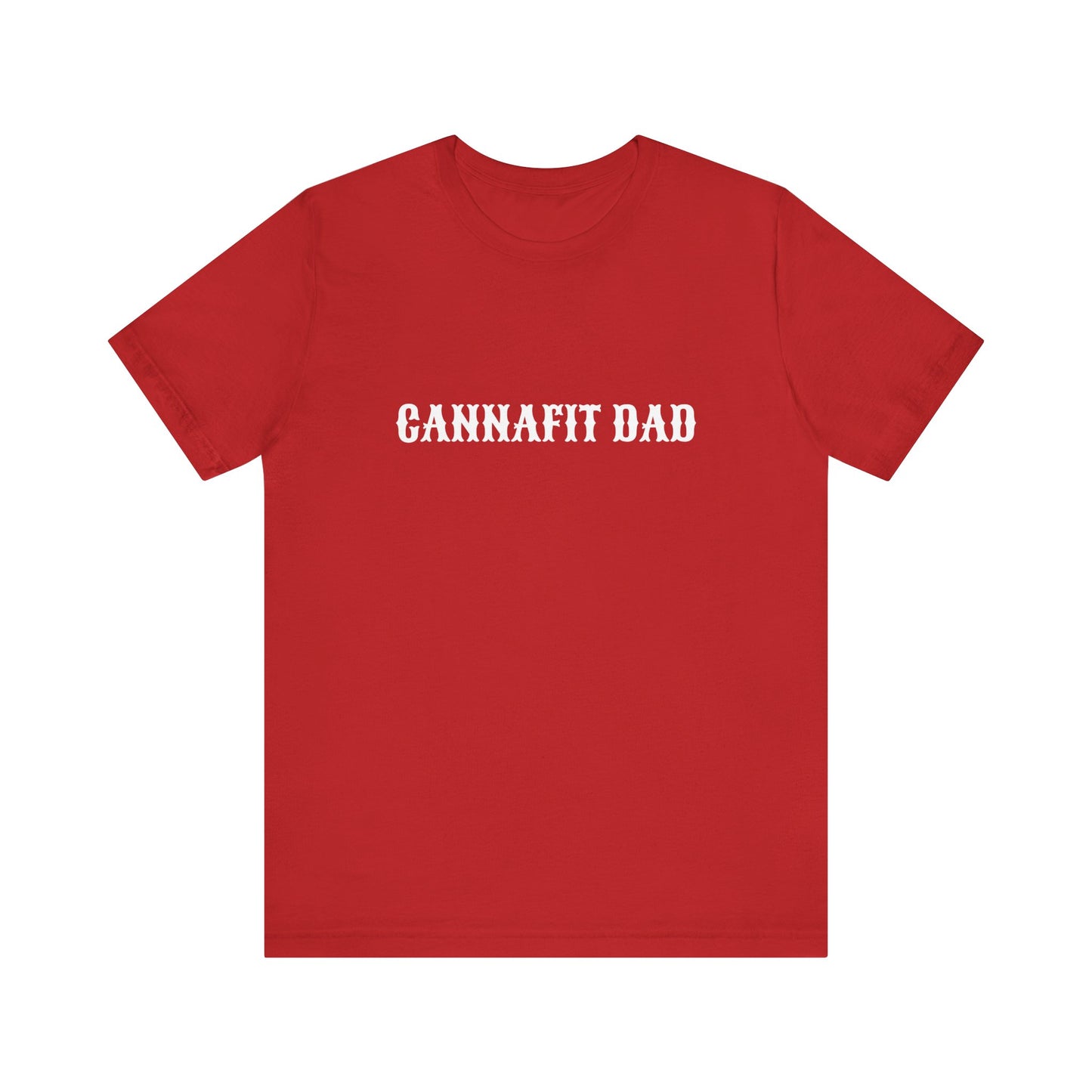 Cannafit Dad Unisex Jersey Kurzarm-T-Shirt 