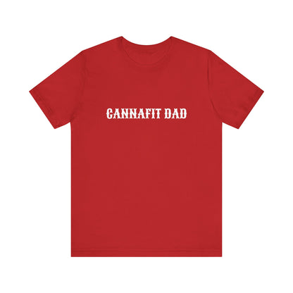 Cannafit Dad Unisex Jersey Kurzarm-T-Shirt 