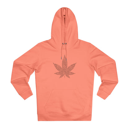 Black Weed Leaf Unisex Cruiser Hoodie