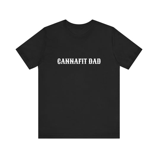 Cannafit Dad Unisex Jersey Kurzarm-T-Shirt 
