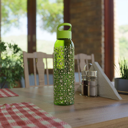 Cannabis Leaf Water Bottle
