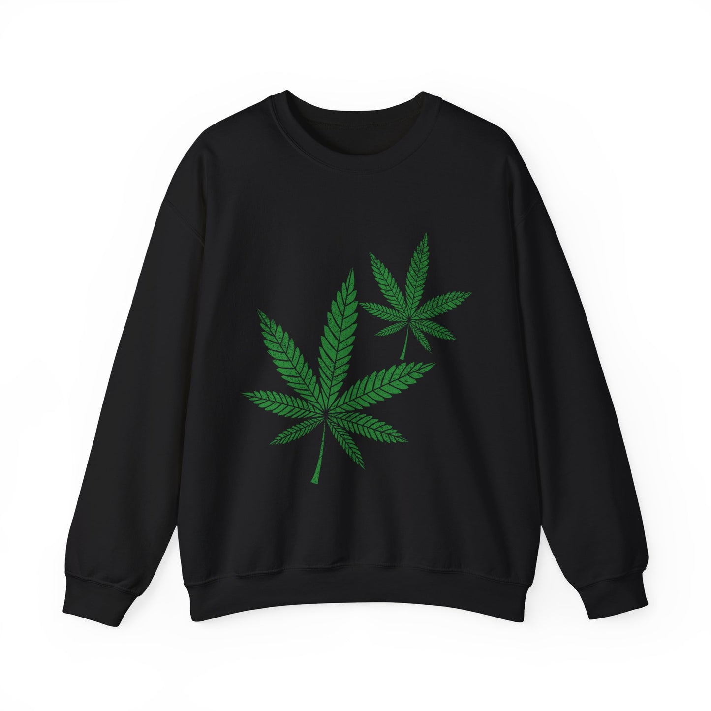 Hemp Leaf Unisex Heavy Blend™ Crewneck Sweatshirt