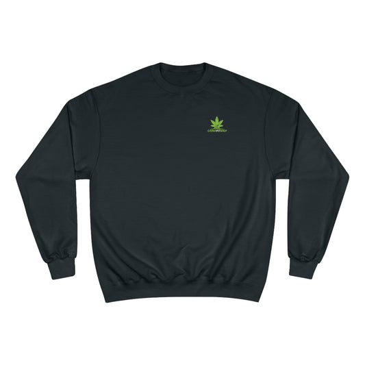 Cannabis Yoga Leaf Champion Sweatshirt