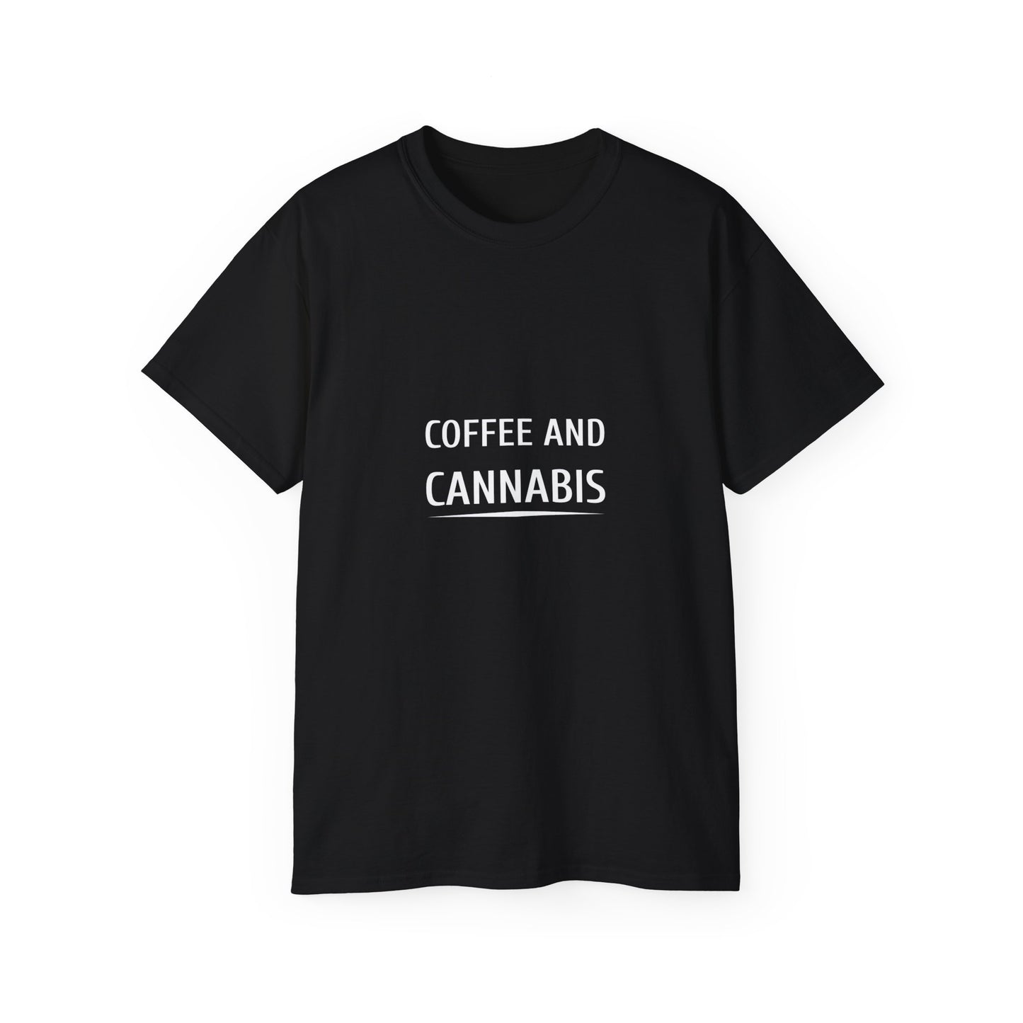 Coffee And Cannabis Unisex Ultra Cotton Tee