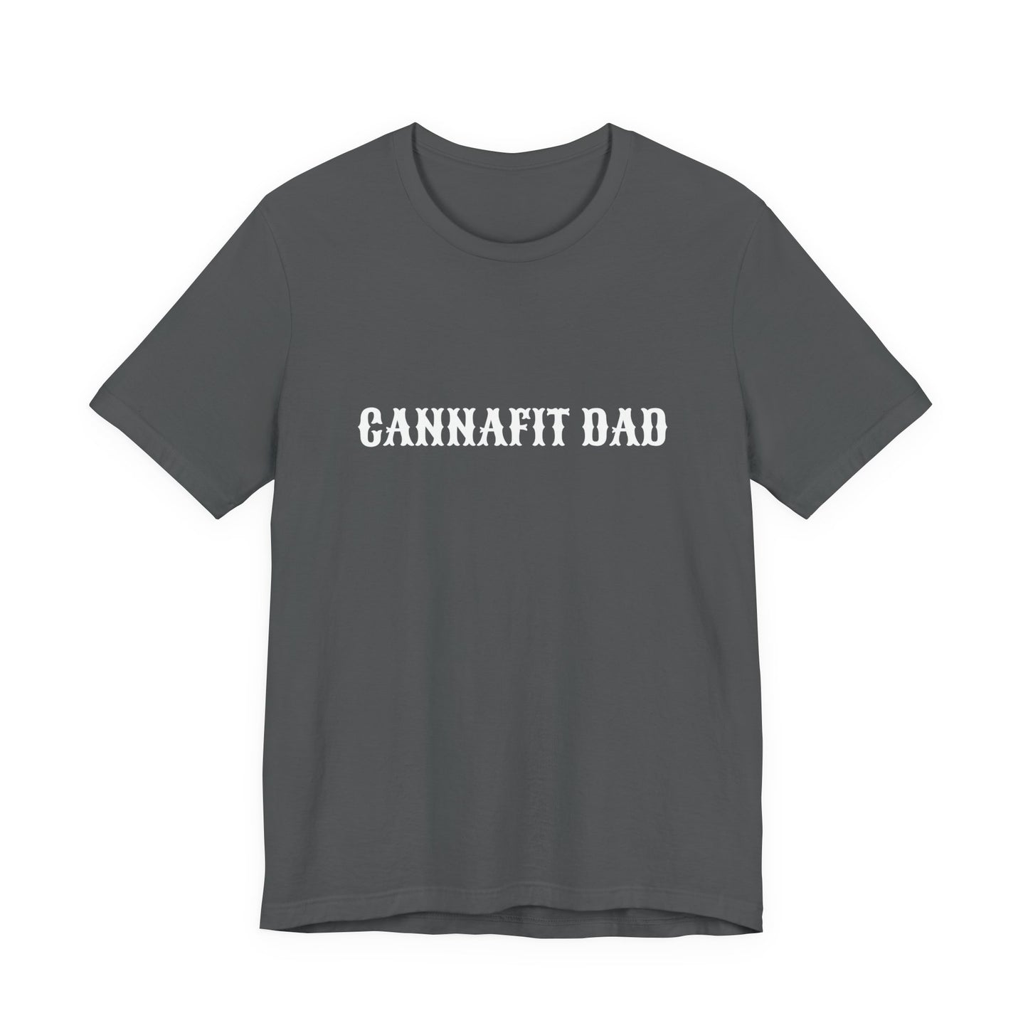 Cannafit Dad Unisex Jersey Kurzarm-T-Shirt 