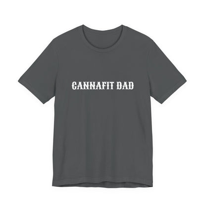 Cannafit Dad Unisex Jersey Kurzarm-T-Shirt 