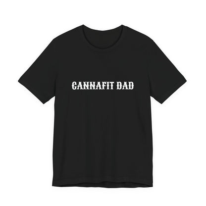 Cannafit Dad Unisex Jersey Kurzarm-T-Shirt 