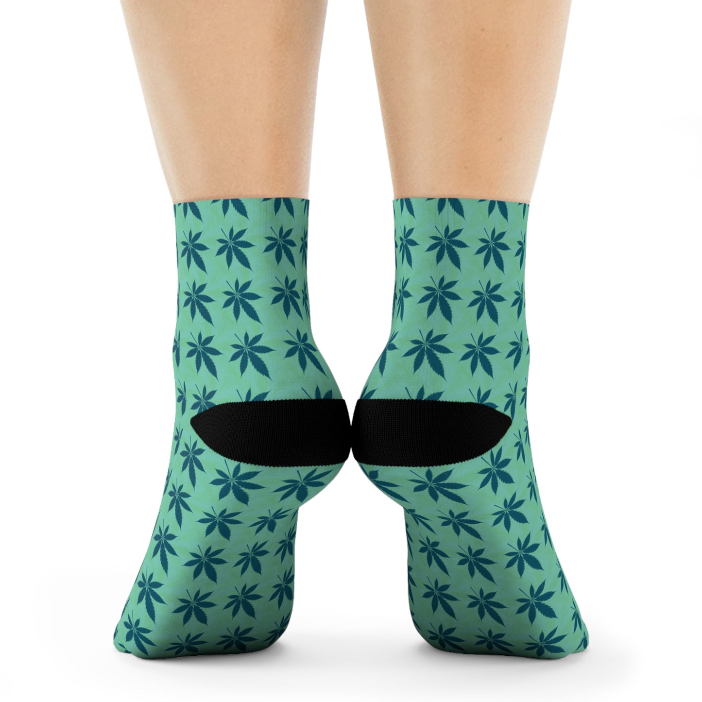 Green Crew Socks