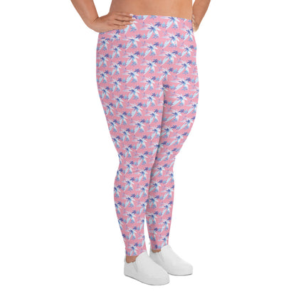 Pink Plus Size Leggings