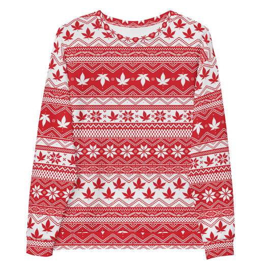Rotes Unisex-Sweatshirt