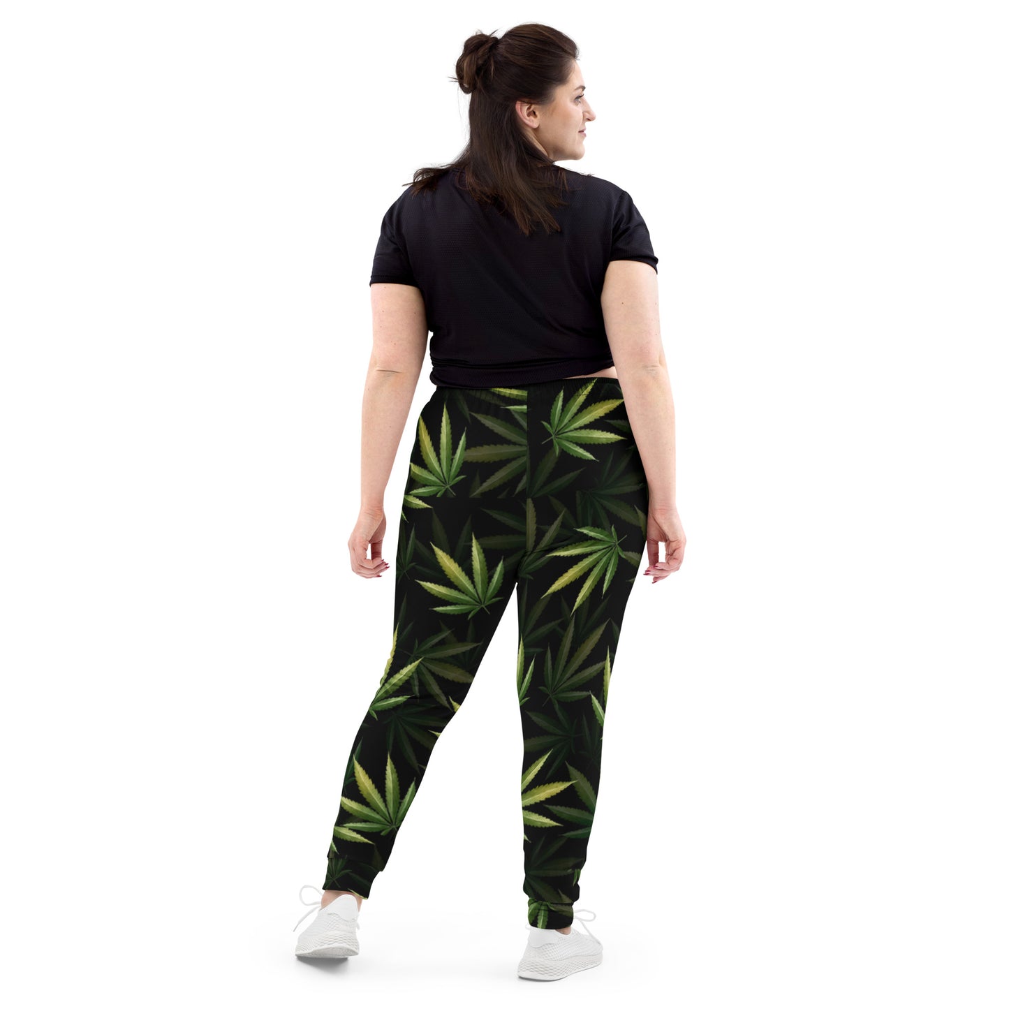 Real Cannabis Leaf Women's Joggers