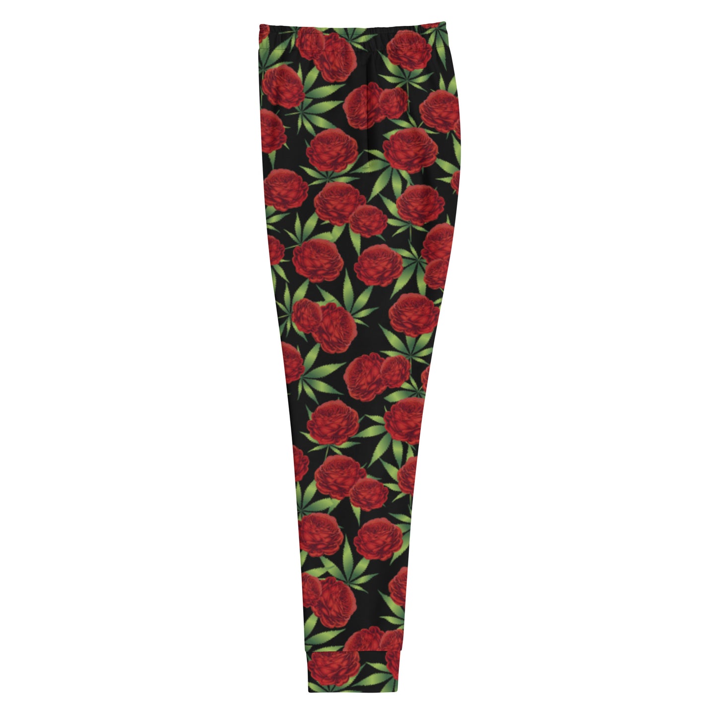 Black Red Rose Women's Joggers