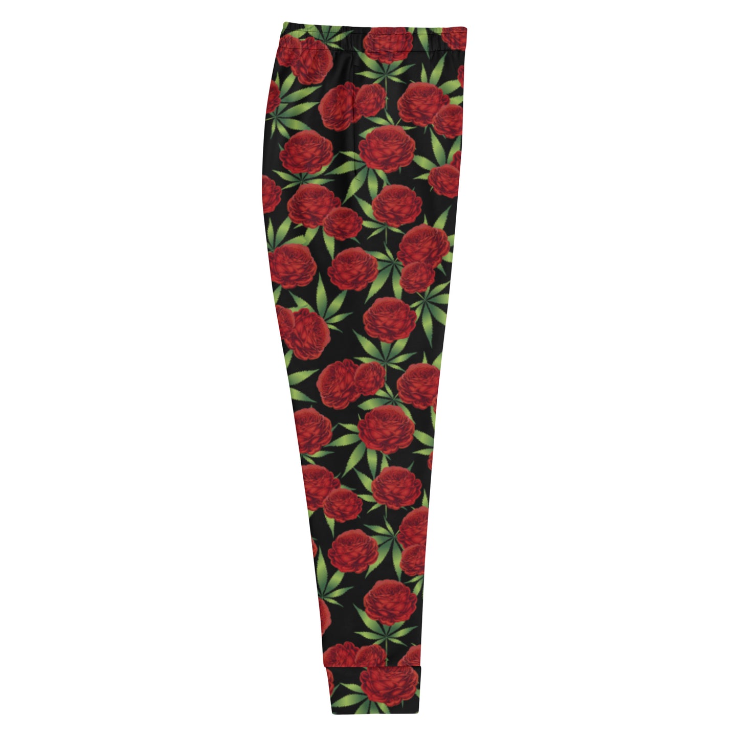 Black Red Rose Women's Joggers