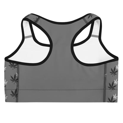 Gray Sports Bra