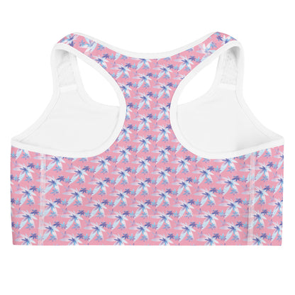 Pink Sports bra