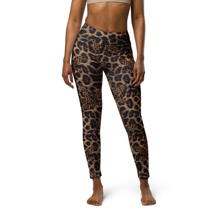 Cannabis Animal Print Yoga Leggings