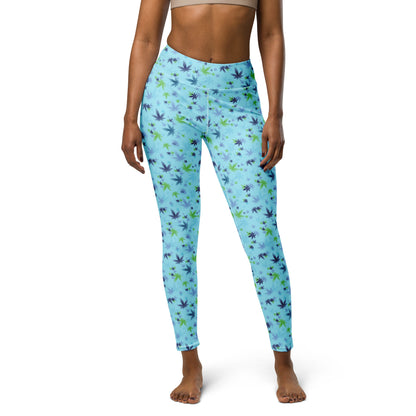 Blizzard Blue Yoga Leggings