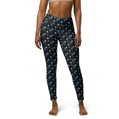 Chasing The Blues Yoga Leggings