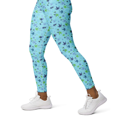Blizzard Blue Yoga Leggings