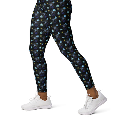 Chasing The Blues Yoga Leggings