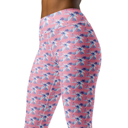 Rosa Yoga-Leggings